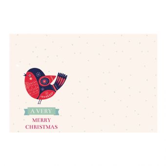 A Very Merry Christmas - Bird