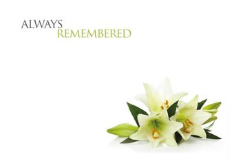 Always Remembered - Lilies (60-00999-GROUP)