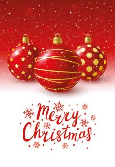 Merry Christmas - Red Bauble (60-01130-GROUP)