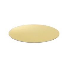 Round Mirror Plates - Gold